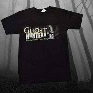Ghost Hunters Mens The Other Side Is Closer Than You Think Scary Shirt New